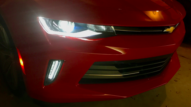 On non-V8 models, getting LED accents requires the RS package. They look cool, I guess, whatever.